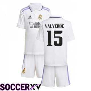 Real Madrid (ValGreen 15) Kids Home Jersey 2022/2023