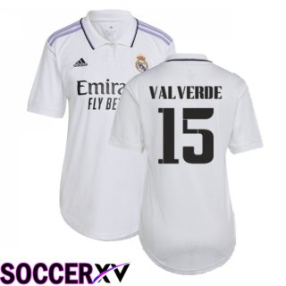 Real Madrid (ValGreen 15) Womens Home Jersey 2022/2023