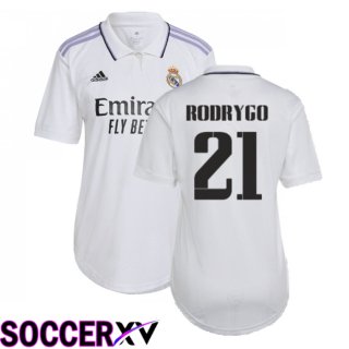 Real Madrid (Rodrygo 21) Womens Home Jersey 2022/2023