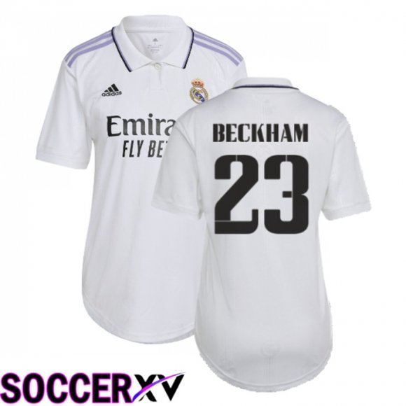 Real Madrid (Beckham 23) Womens Home Jersey 2022/2023