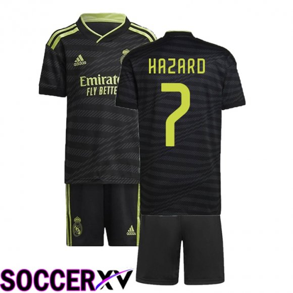 Real Madrid (Hazard 7) Kids Third Jersey 2022/2023