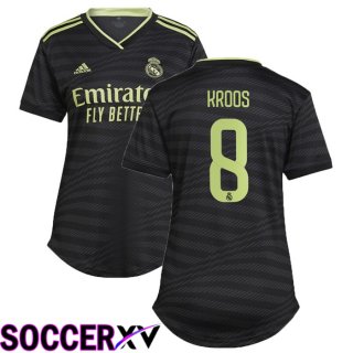 Real Madrid (Kroos 8) Womens Third Jersey 2022/2023