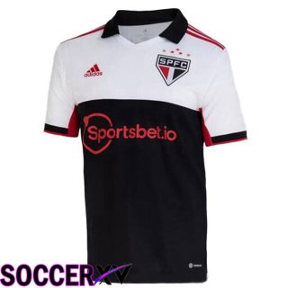 Sao Paulo FC Third Jersey White Black 2022/2023