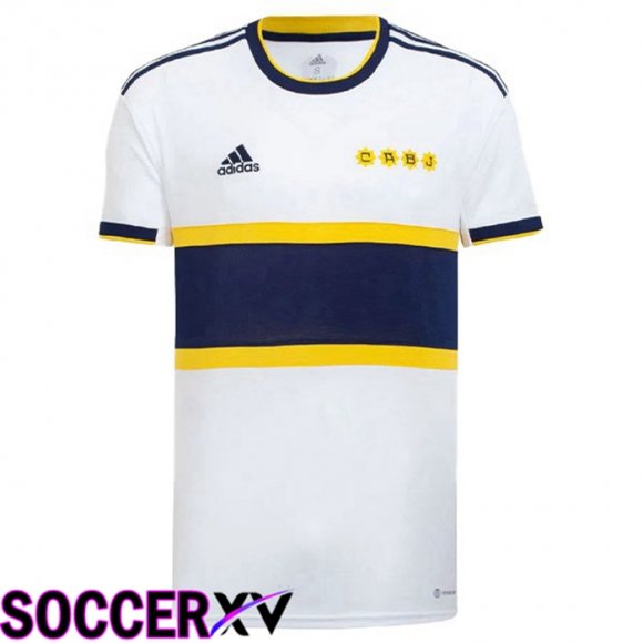 Boca Juniors Away Jersey White Blue 2022/2023