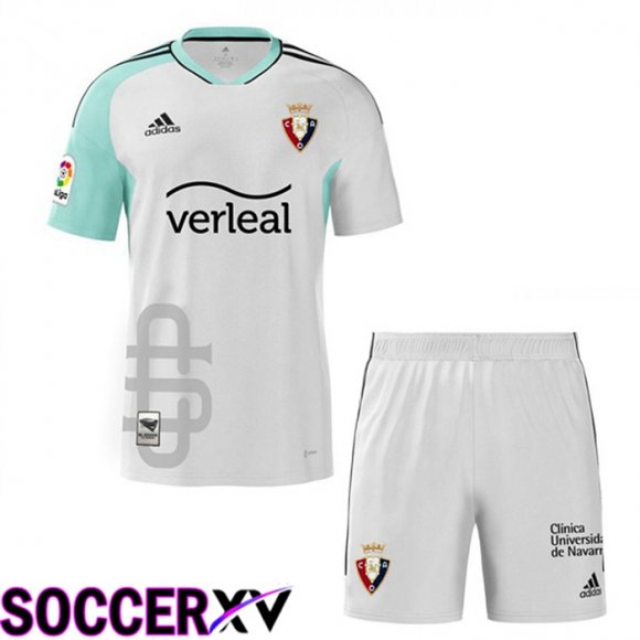 CA Osasuna Kids Third Jersey White 2022/2023