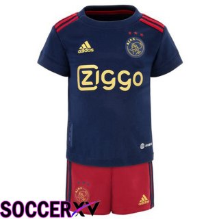 AFC Ajax Kids Away Jersey Black 2022/2023