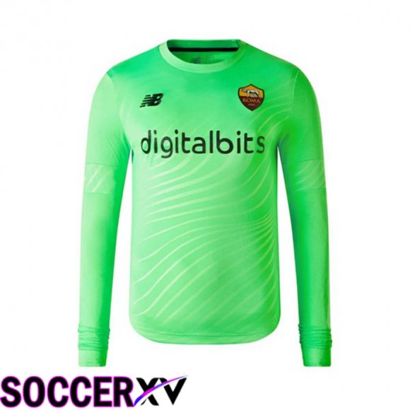 AS Monaco Jersey Goalkeeper Long Sleeve Green 2022/2023