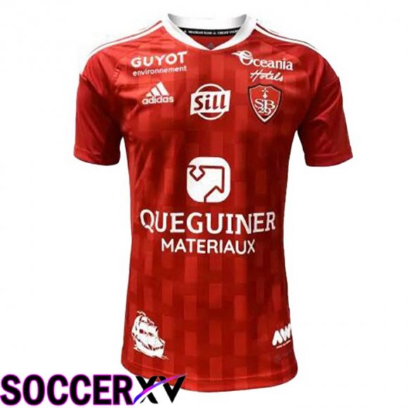 Stade Brestois Home Jersey Red 2022/2023