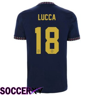 AFC Ajax (Lucca 18) Away Jersey Black 2022/2023