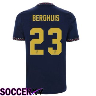 AFC Ajax (Berghuis 23) Away Jersey Black 2022/2023