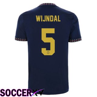 AFC Ajax (Wijndal 5) Away Jersey Black 2022/2023