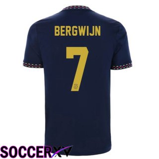 AFC Ajax (Bergwijn 7) Away Jersey Black 2022/2023