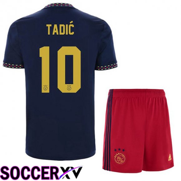 AFC Ajax (Tadić 10) Kids Away Jersey Black 2022/2023