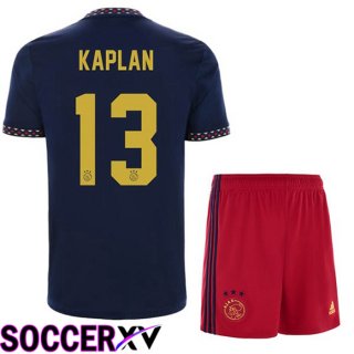 AFC Ajax (Kaplan 13) Kids Away Jersey Black 2022/2023