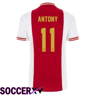 AFC Ajax (Antony 11) Home Jersey White Red 2022 2023