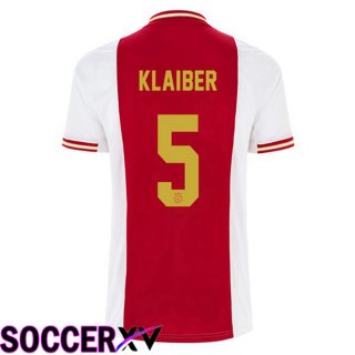 AFC Ajax (Klaiber 5) Home Jersey White Red 2022 2023