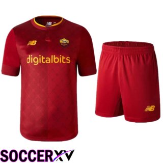 AS Roma Home Jersey + Shorts 2022/2023