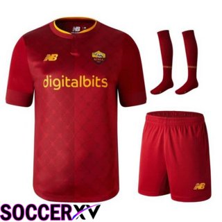 AS Roma Home Jersey (Shorts + Sock) 2022/2023