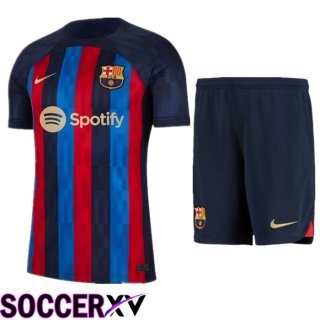 FC Barcelona Home Jersey + Shorts Blue 2022/2023