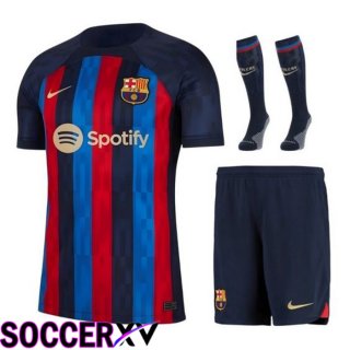 FC Barcelona Home Jersey (Shorts + Sock) Blue 2022/2023