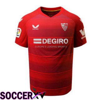 Sevilla FC Away Jersey Red 2022 2023