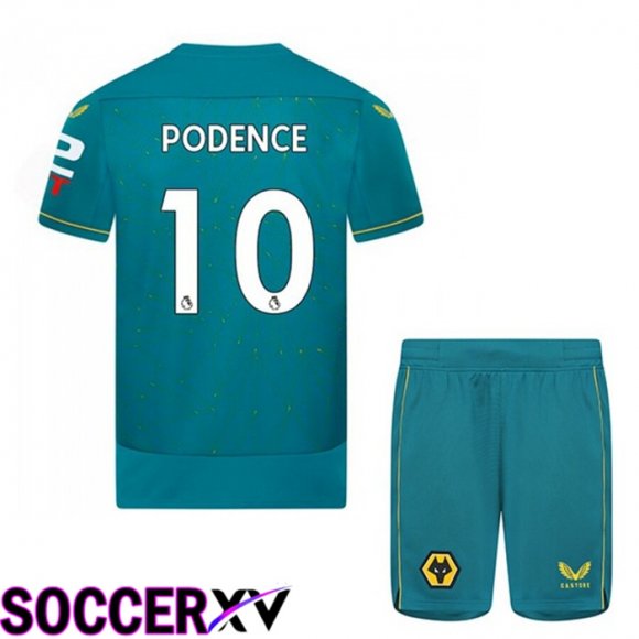 Wolves (PODENCE 10) Kids Away Jersey 2022/2023