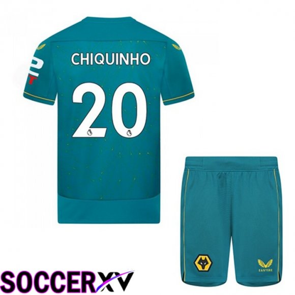 Wolves (CHIQUINHO 20) Kids Away Jersey 2022/2023