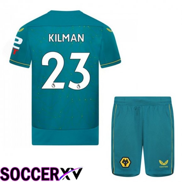 Wolves (KILMAN 23) Kids Away Jersey 2022/2023