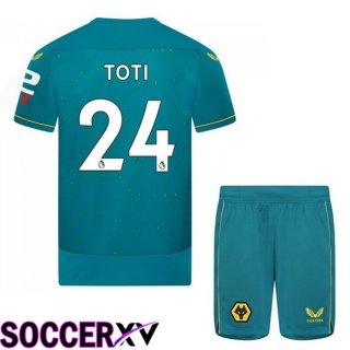 Wolves (TOTI 24) Kids Away Jersey 2022/2023