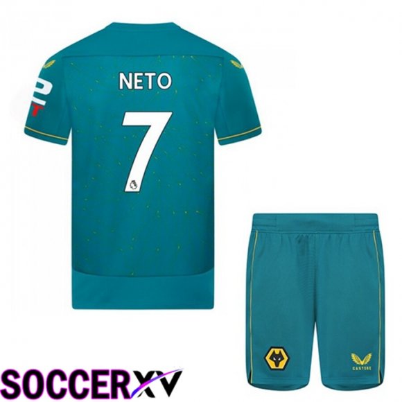 Wolves (NETO 7) Kids Away Jersey 2022/2023