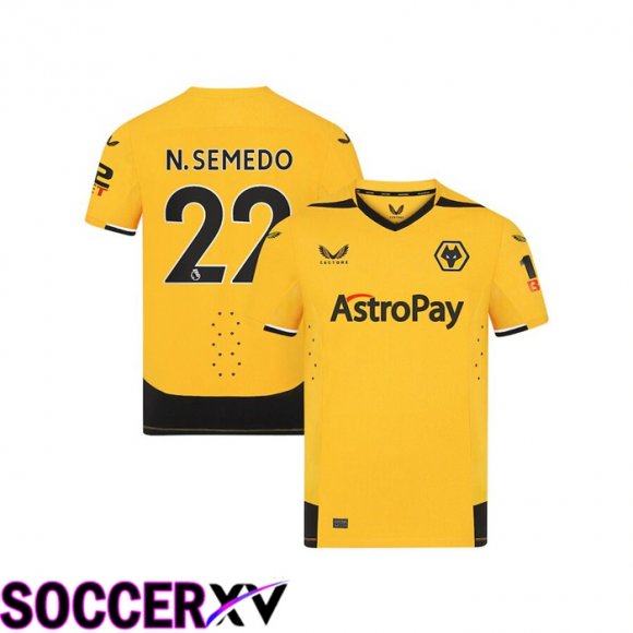 Wolves (N. SEMEDO 22) Home Jersey 2022/2023