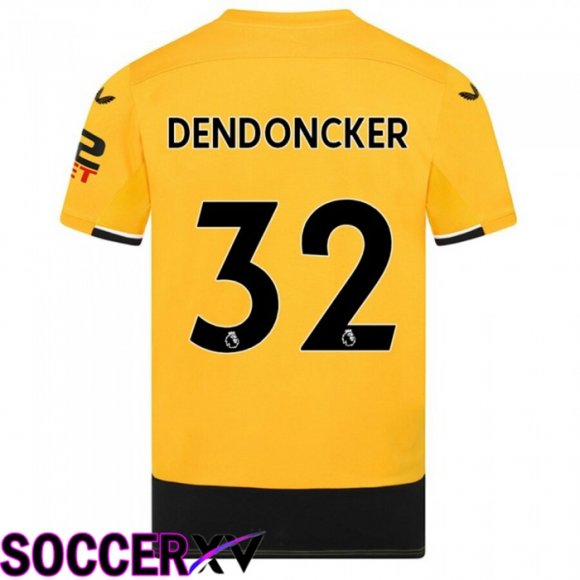 Wolves (DENDONCKER 32) Home Jersey 2022/2023