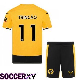 Wolves (TRINCAO 11) Kids Home Jersey 2022/2023