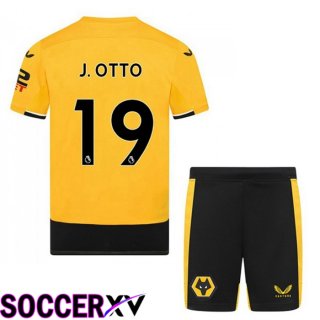 Wolves (J. OTTO 19) Kids Home Jersey 2022/2023