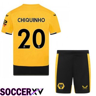 Wolves (CHIQUINHO 20) Kids Home Jersey 2022/2023