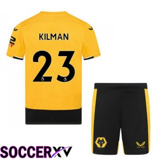 Wolves (KILMAN 23) Kids Home Jersey 2022/2023