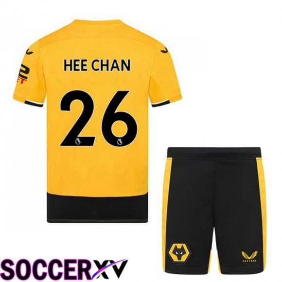 Wolves (HEE CHAN 26) Kids Home Jersey 2022/2023