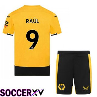 Wolves (RAUL 9) Kids Home Jersey 2022/2023