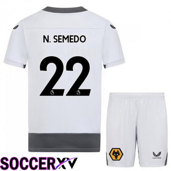 Wolves (N. SEMEDO 22) Kids Third Jersey 2022/2023