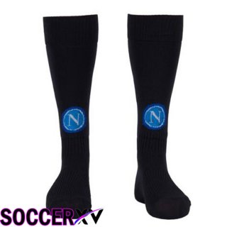 SSC Napoli Soccer Socks Third Black 2022/2023