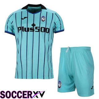 Atalanta Kids Third Jersey Blue 2022 2023