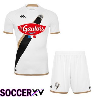 Angers SCO Kids Away Jersey White 2022 2023