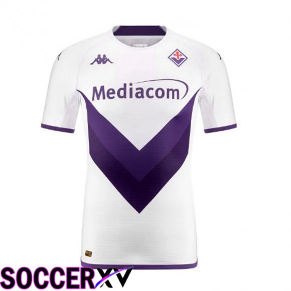 ACF Fiorentina Away Jersey White 2022/2023