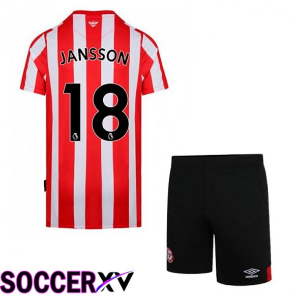 Brentford FC (JANSSON 18) Away Jersey 2022/2023