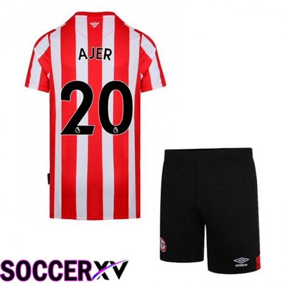 Brentford FC (AJER 20) Kids Home Jersey 2022/2023