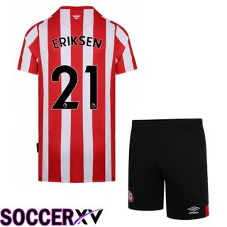 Brentford FC (ERIKSEN 21) Kids Home Jersey 2022/2023