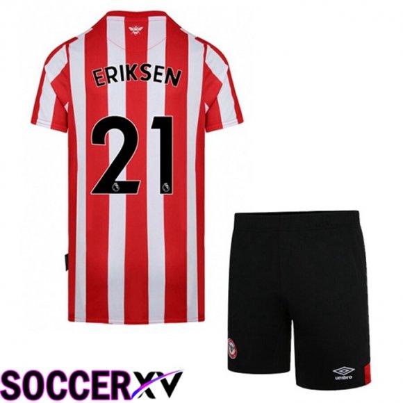 Brentford FC (ERIKSEN 21) Kids Home Jersey 2022/2023