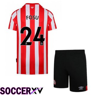 Brentford FC (FOSU 24) Kids Home Jersey 2022/2023