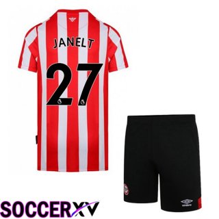 Brentford FC (JANELT 27) Kids Home Jersey 2022/2023