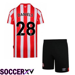 Brentford FC (BIDSTRUP 28) Kids Home Jersey 2022/2023